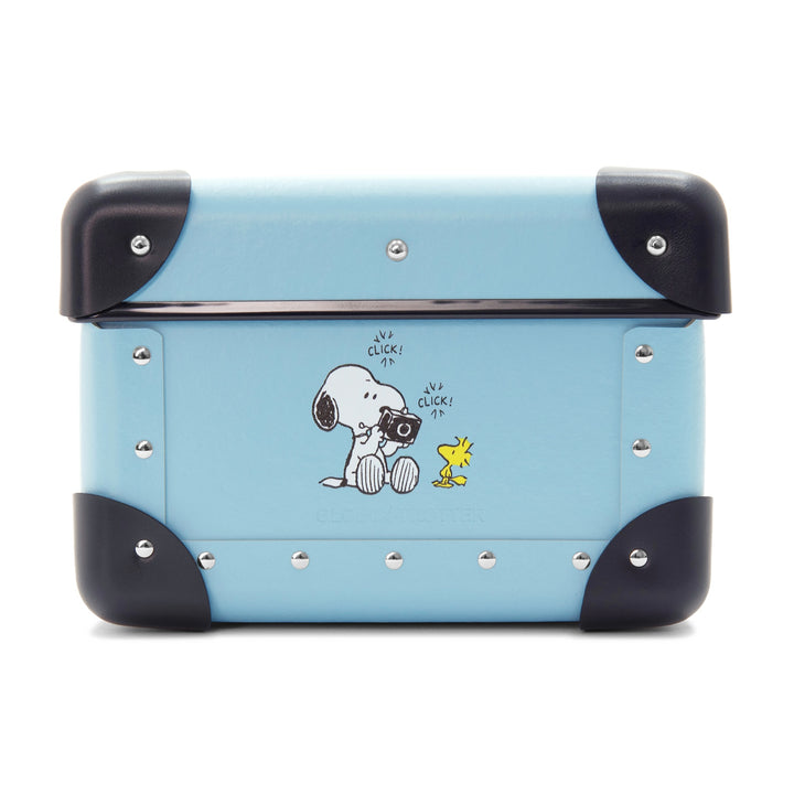 Peanuts 75th Anniversary · Small Storage Box | Pastel Blue/Navy/Chrome