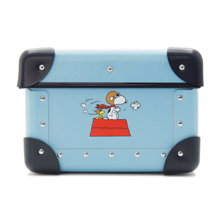 Peanuts 75th Anniversary · Small Storage Box | Pastel Blue/Navy/Chrome