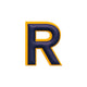 Alphabet · Leather Sticker | Yellow/Dark Blue | R
