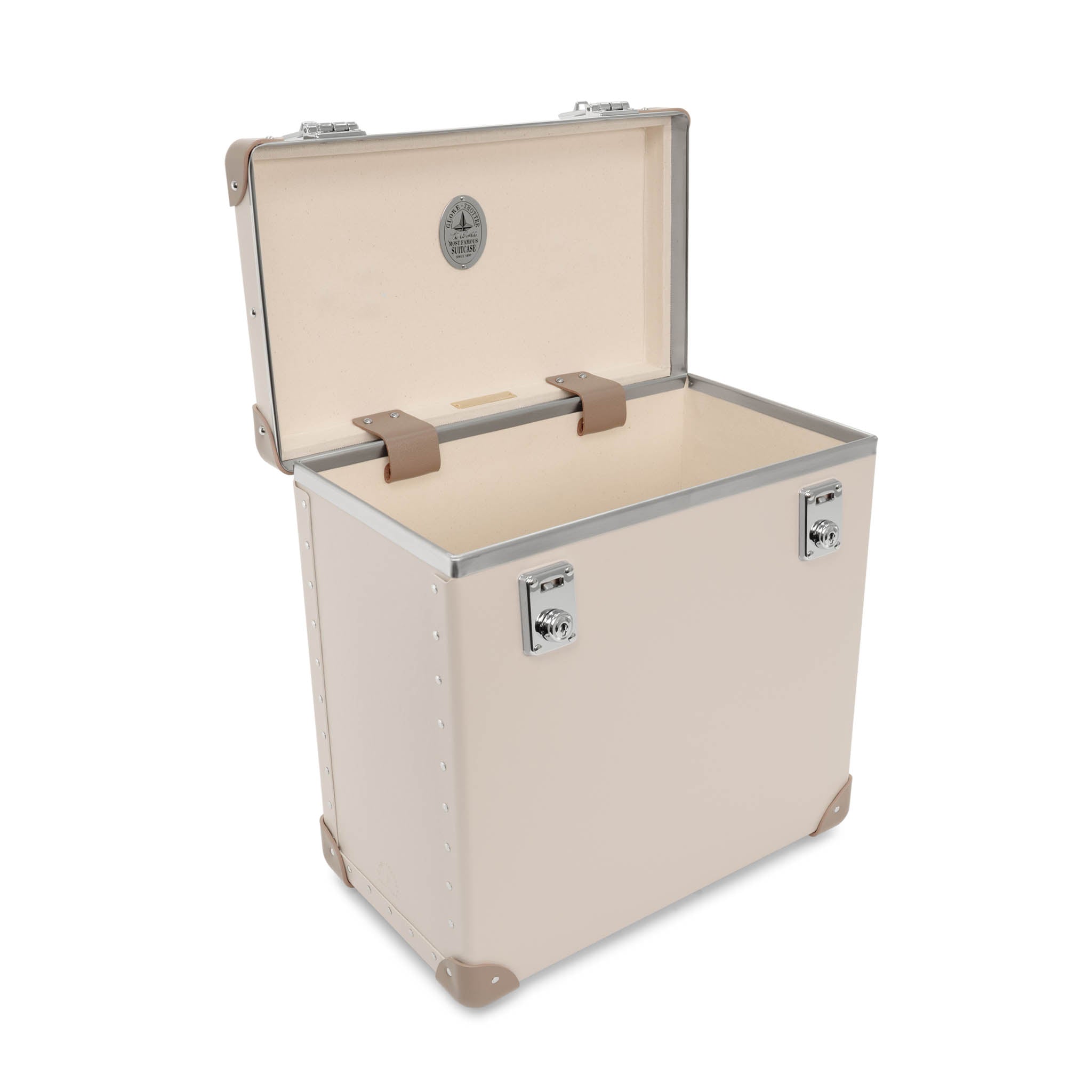 Centenary · Vinyl Record Case | Chalk/Moss/Chrome
