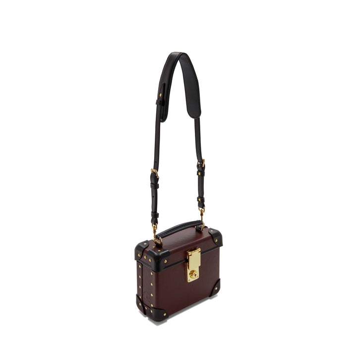 Centenary · The Handbag - Small | Oxblood/Black/Gold