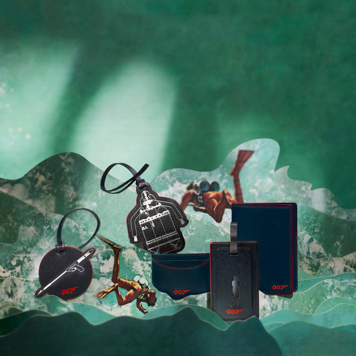 THUNDERBALL · Credit Card Holder | Navy/Chrome