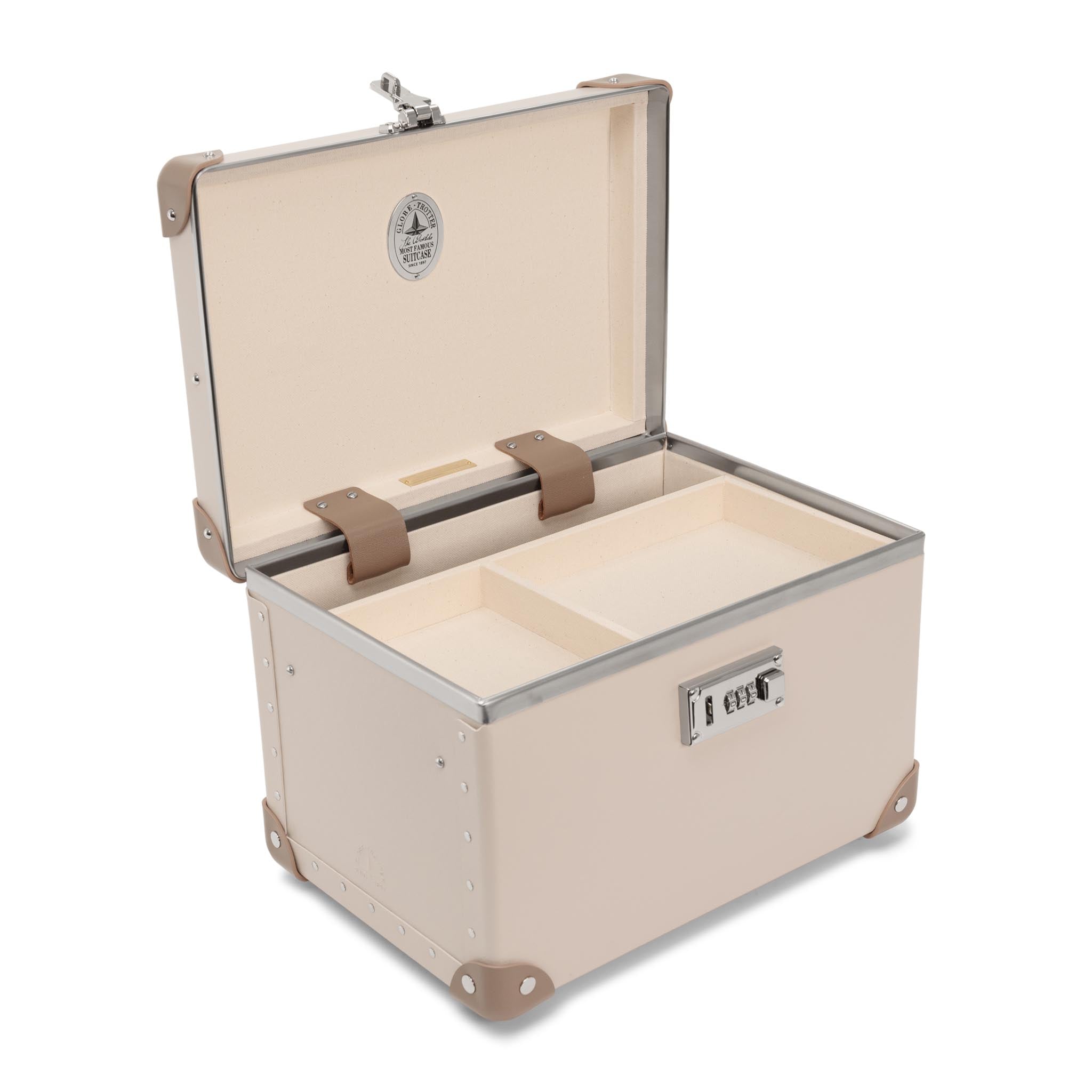 Home Collection · Vanity Case | Chalk/Moss/Chrome