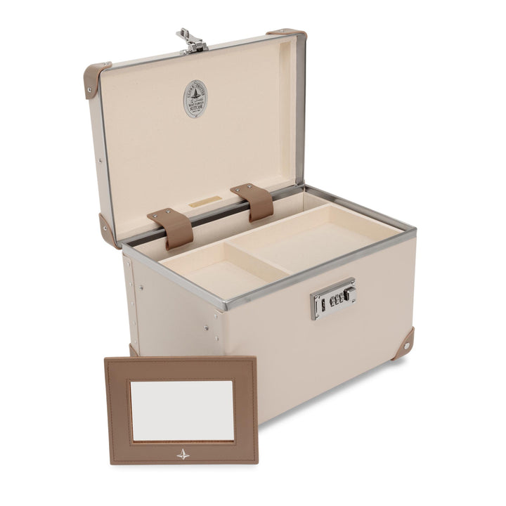 Home Collection · Vanity Case | Chalk/Moss/Chrome