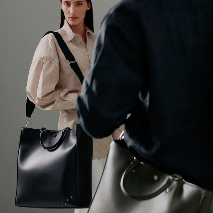 Metropolis · Tote Bag | Olive/Chrome