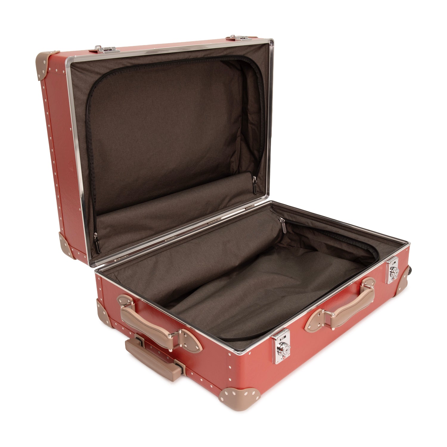 Metropolis · Large Check-In - 4 Wheels | Red/Moss/Chrome