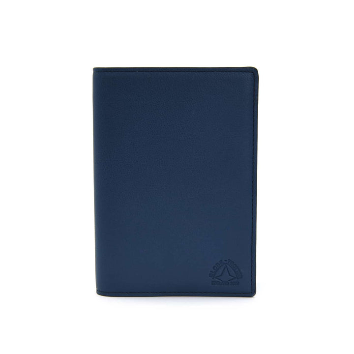 Centenary Leather · Passport Sleeve | Navy - GLOBE-TROTTER