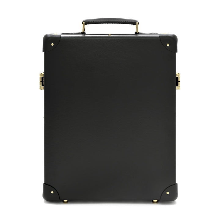 Centenary · 12-Slot Watch Case | Black/Black/Gold - GLOBE-TROTTER
