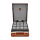 Centenary · 12-Slot Watch Case | Red/Caramel - GLOBE-TROTTER