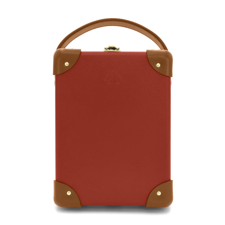 Centenary · 3-Slot Watch Case | Red/Caramel - GLOBE-TROTTER