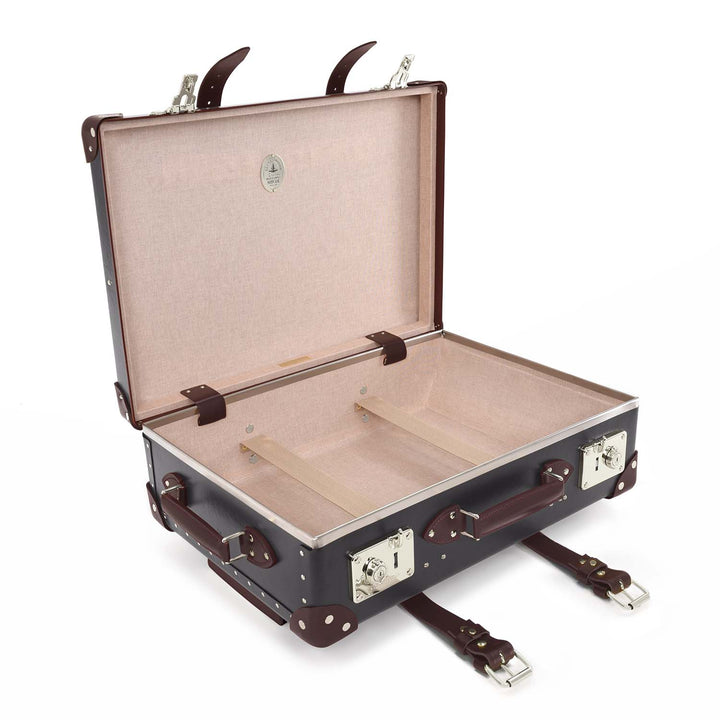 Centenary · Carry-On - 2 Wheels | Brown/Burgundy/Chrome