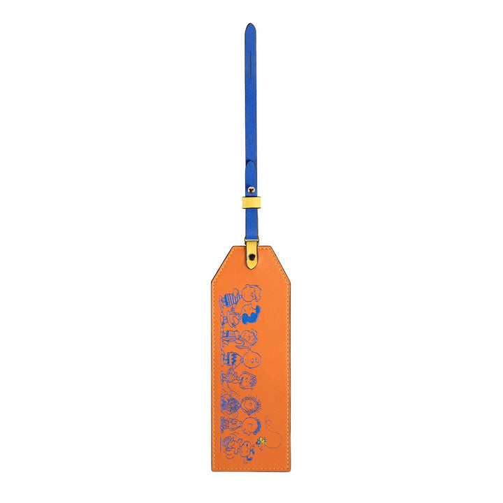 Peanuts · Luggage Label | Orange/Blue/Gold