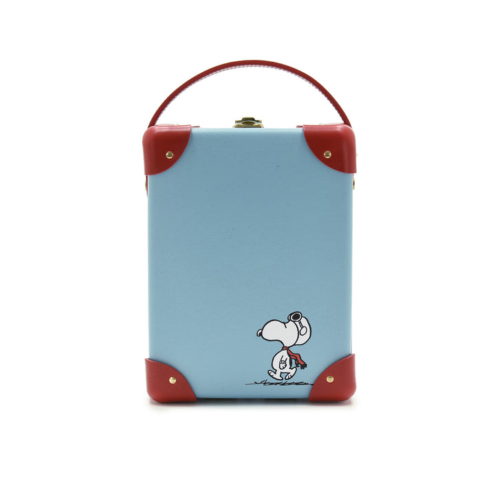 Peanuts · 3-Slot Watch Case | Pastel Blue/Red/Gold
