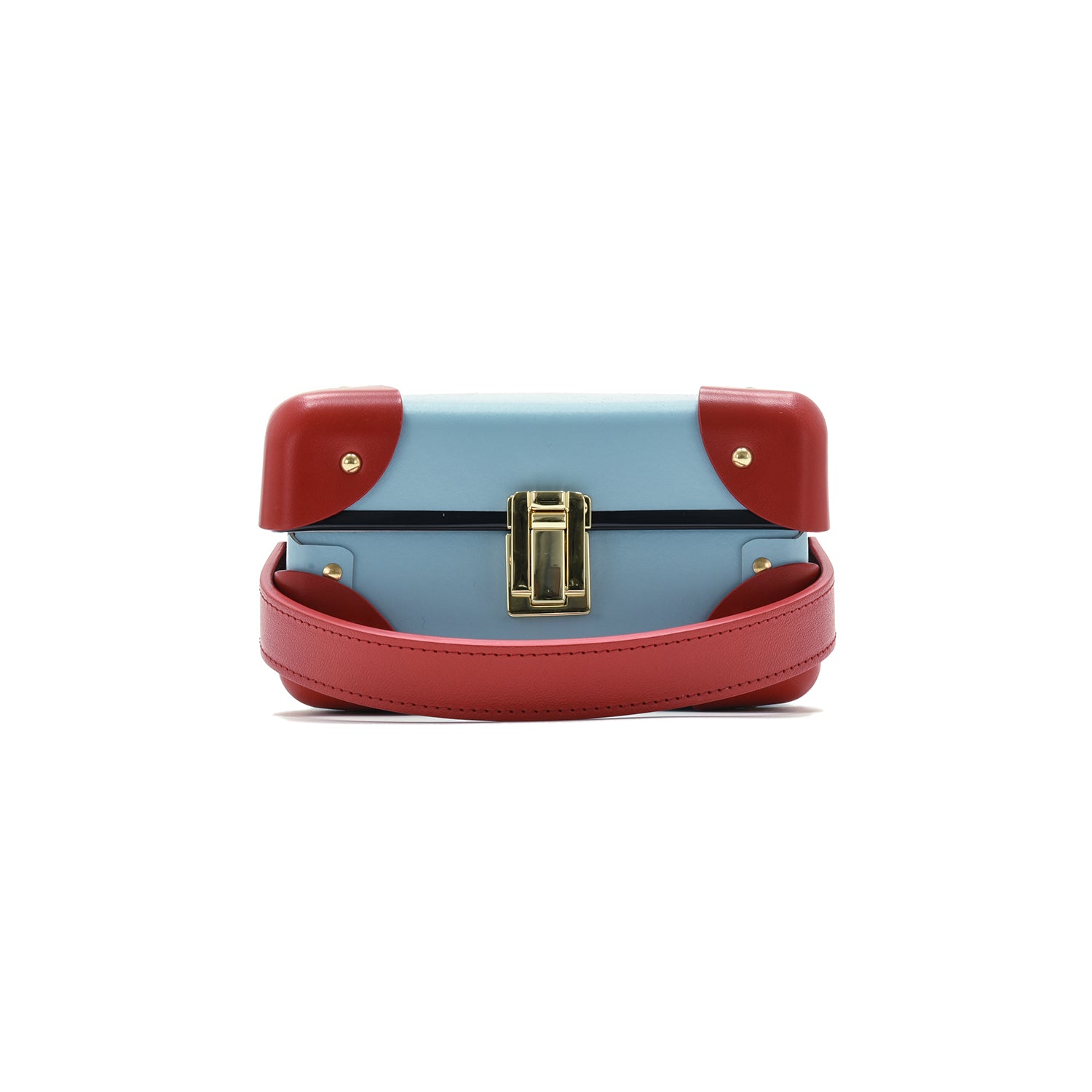 Peanuts · 3-Slot Watch Case | Pastel Blue/Red/Gold