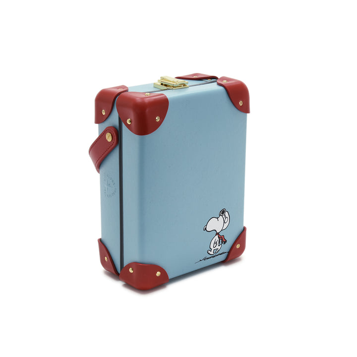 Peanuts · 3-Slot Watch Case | Pastel Blue/Red/Gold