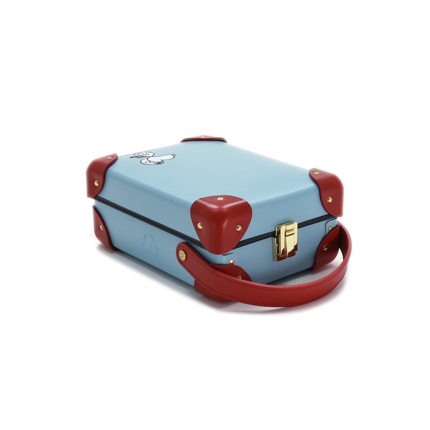 Peanuts · 3-Slot Watch Case | Pastel Blue/Red/Gold