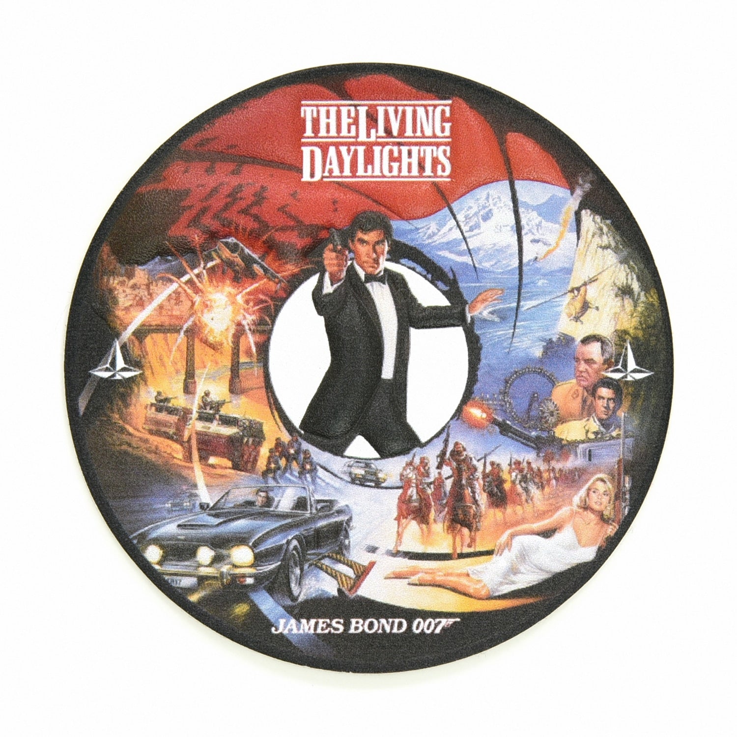 James Bond Leather Luggage Sticker Set | Box - GLOBE-TROTTER