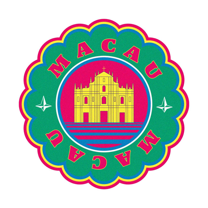 Leather Travel Stickers · Asia | 5 Sticker Set - GLOBE-TROTTER