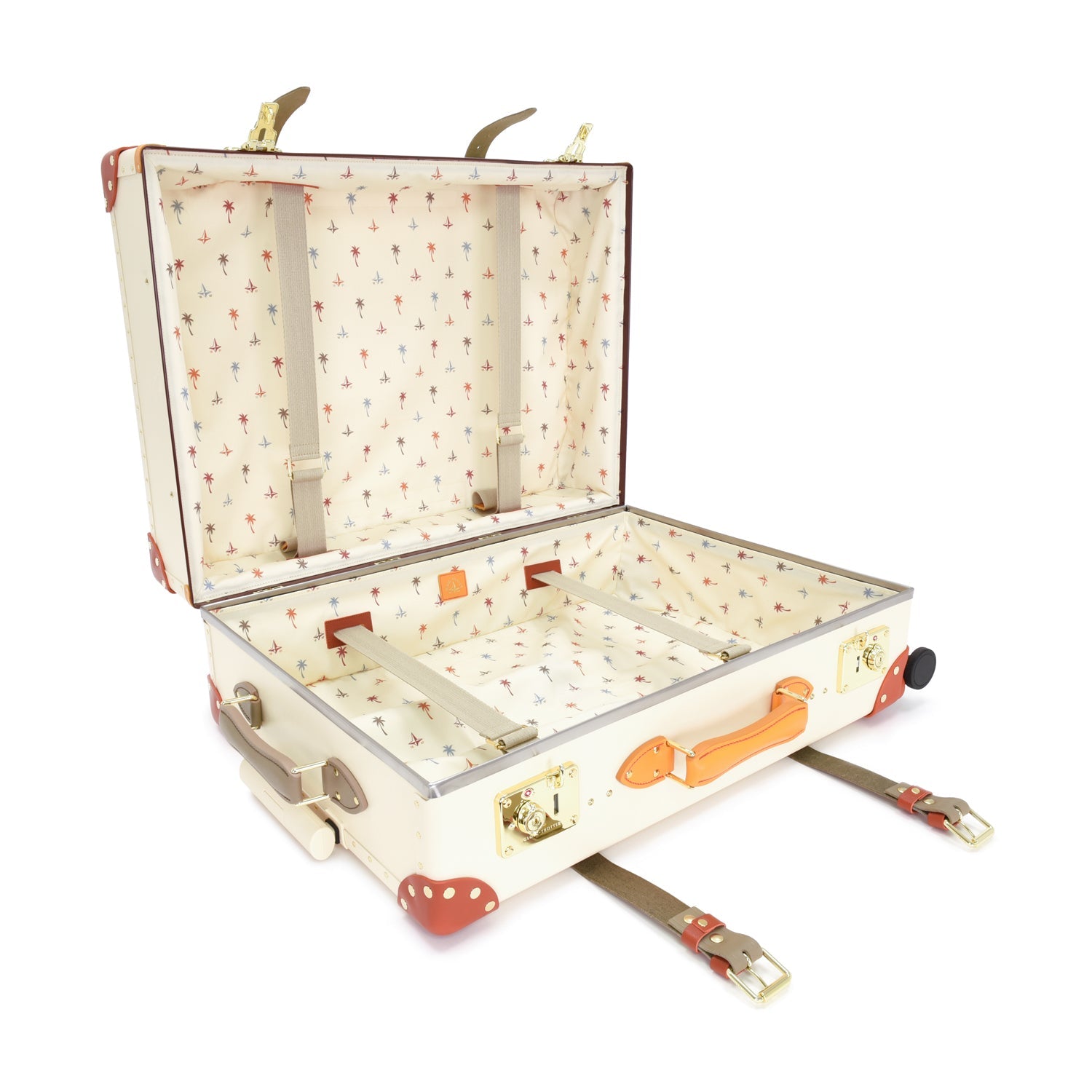 Melrose · Large Check-In - 4 Wheels | Ivory/Multi - GLOBE-TROTTER