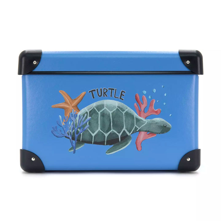 Occasions · Custom Children's Keepsake Box | Sea Life - Royal Blue/Navy - GLOBE-TROTTER