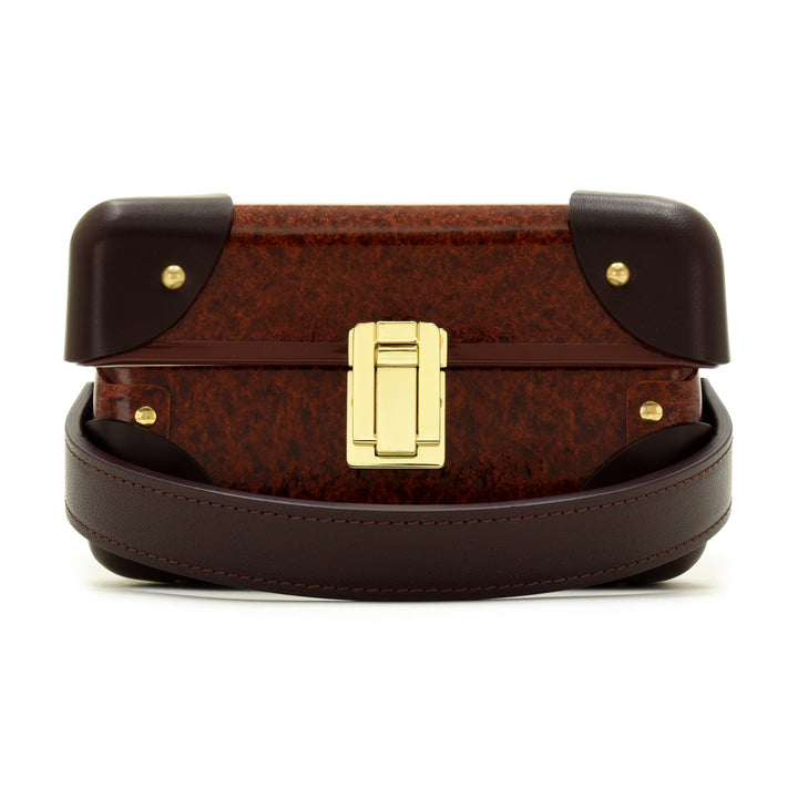 Orient · 3-Slot Watch Case | Urushi/Burgundy - GLOBE-TROTTER
