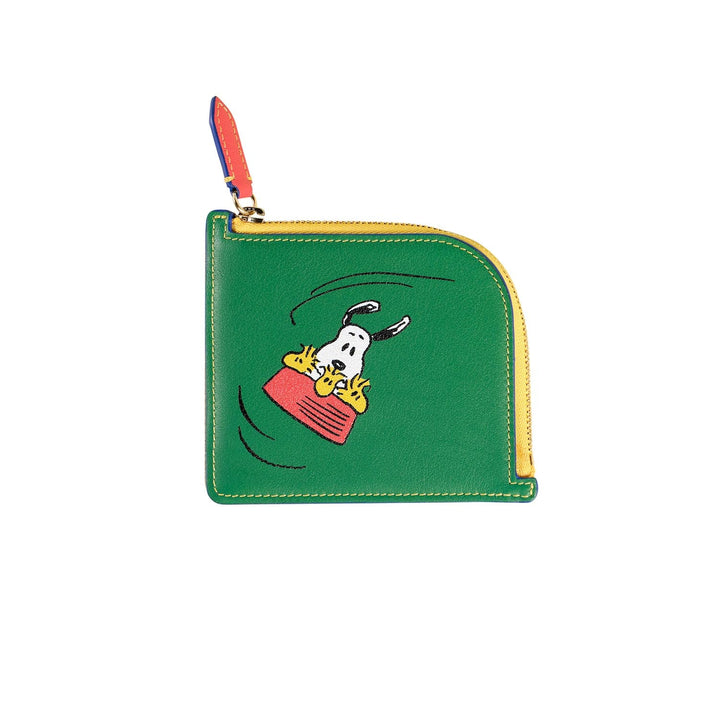 PEANUTS · Zipped Wallet | Green - GLOBE-TROTTER