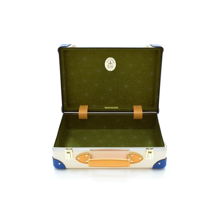 Palm Springs · Small Attaché | Ivory/Cobalt/Gold - GLOBE-TROTTER