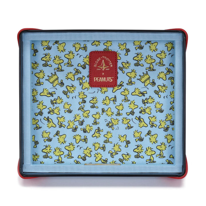 Peanuts · Small Storage Box | Linus Blue/Red - GLOBE-TROTTER